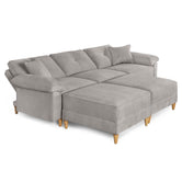 Sala Modular Maristella de 5 modulos Color Gris Claro