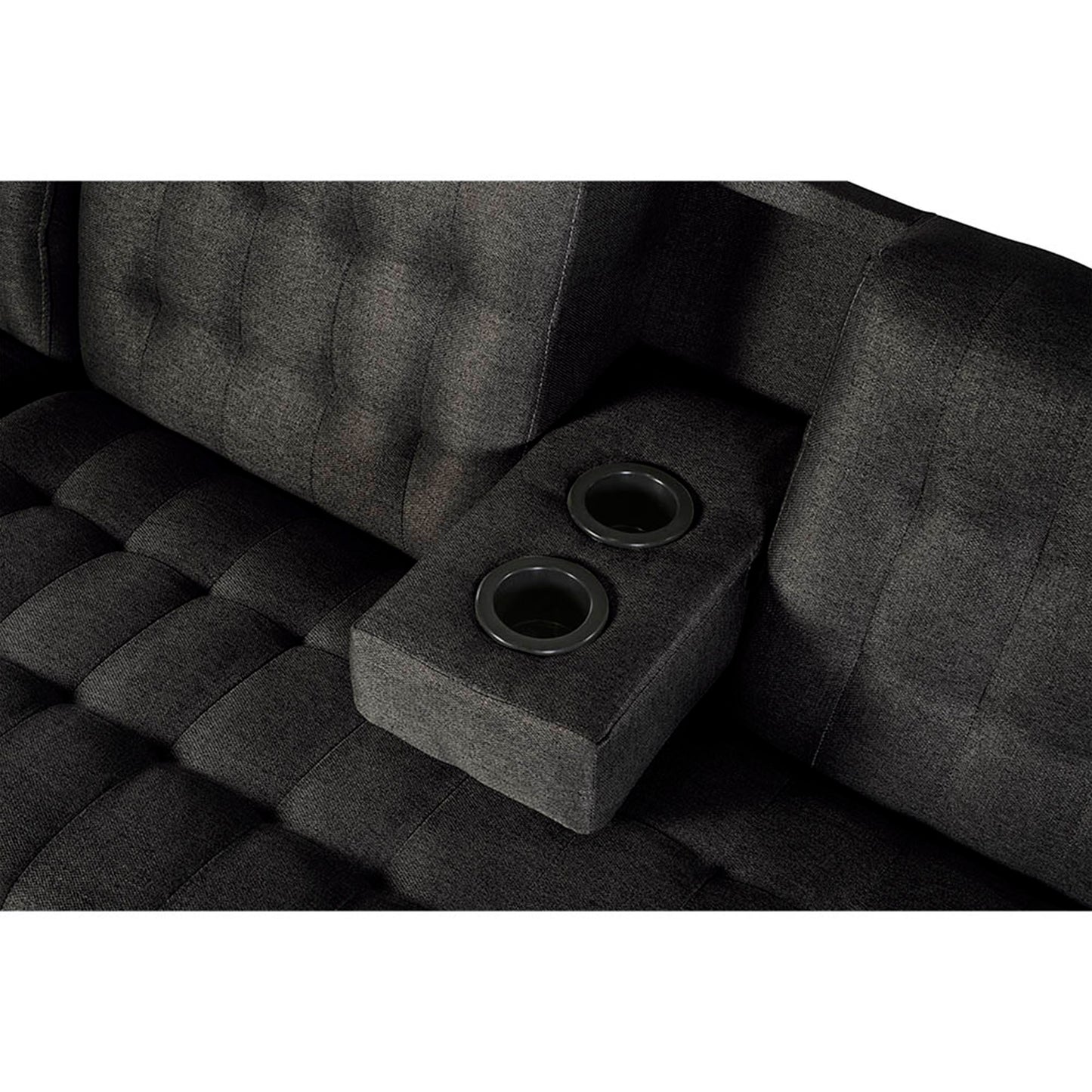 Sala Modular Doble Chaise Boyd Color Negro