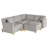 Sala modular Avalon de 5 modulos Color Gris Claro