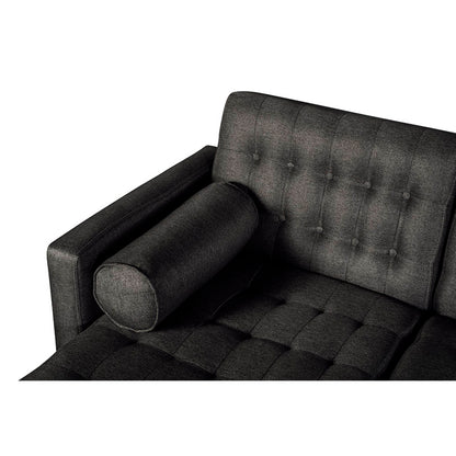 Sala Modular Doble Chaise Brandon Negro
