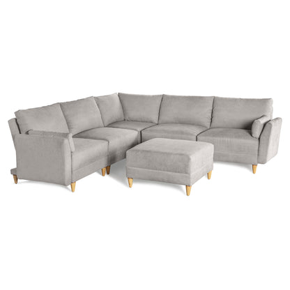 Sala modular Everyn de 6 modulos Color Grey