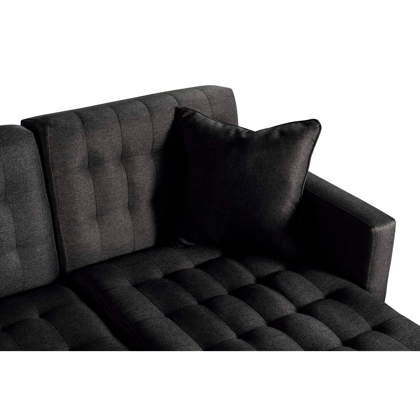 Sala Modular Doble Chaise Marietta Color Negro