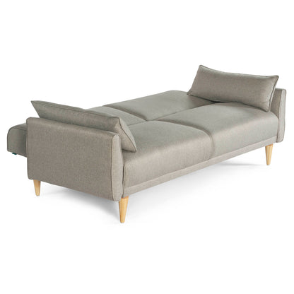 Sofá Cama Anicka Color Gris Claro
