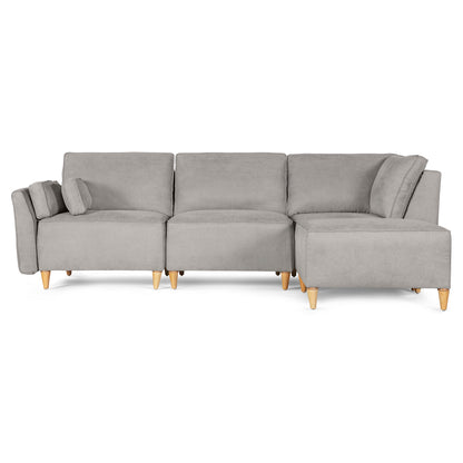 Sala modular Morelli de 4 modulos Color Grey