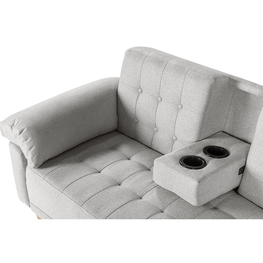 Sala Modular Chica Brunello Gris Claro