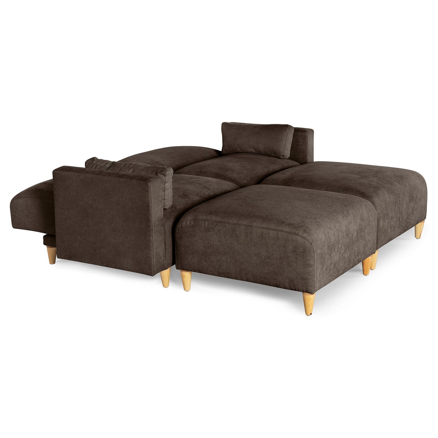 Sala Modular de 4 modulos Zavian Color Chocolate