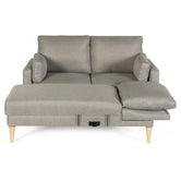 Sala Modular Chica Kissa Color Gris Claro