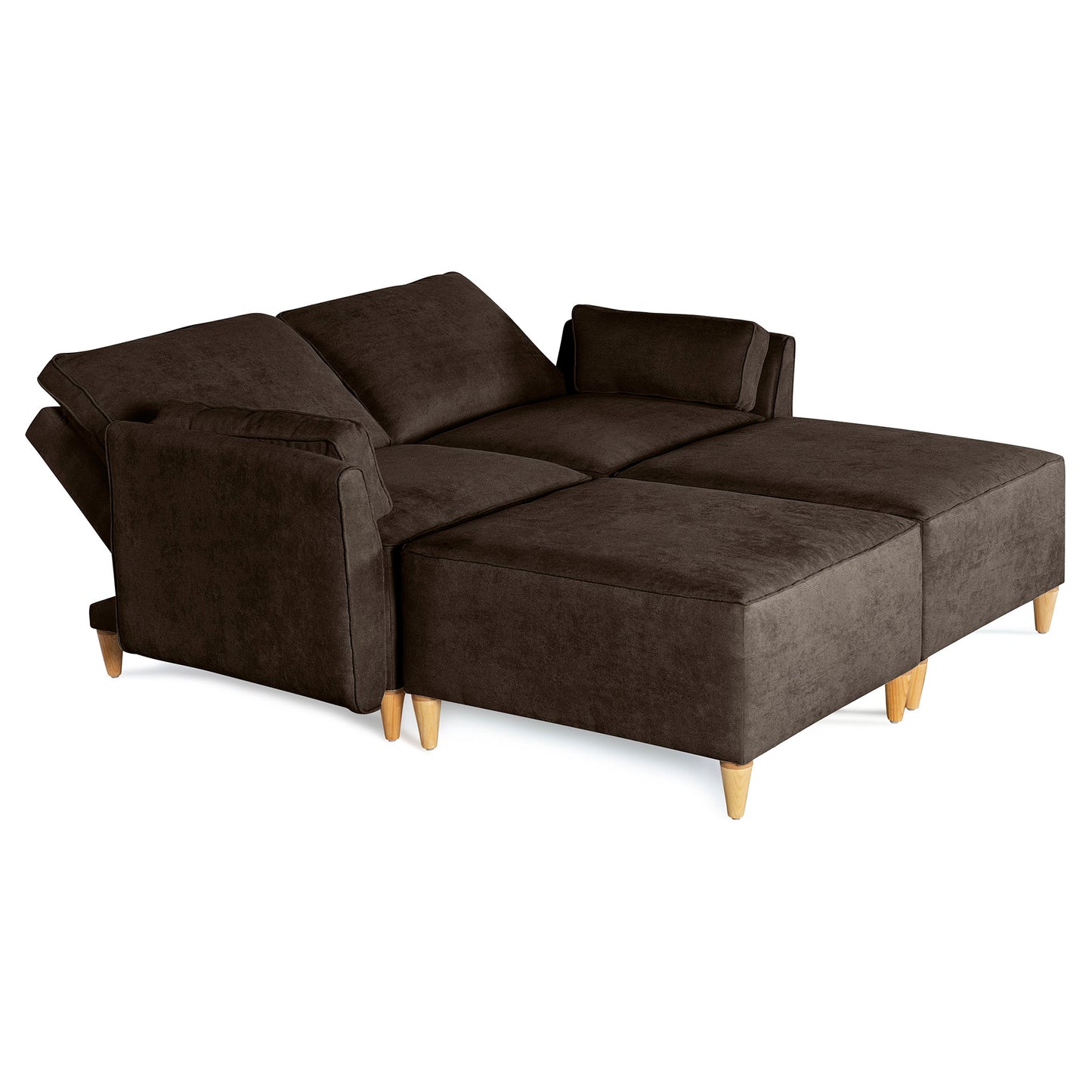 Sala modular Morelli de 4 modulos Color Chocolate