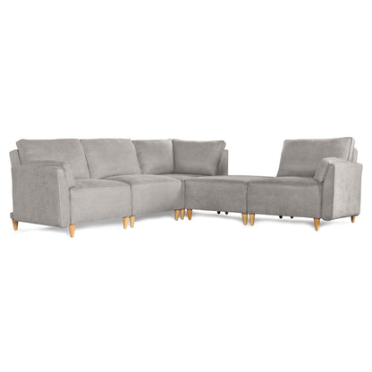 Sala modular Morelli de 5 modulos Color Grey