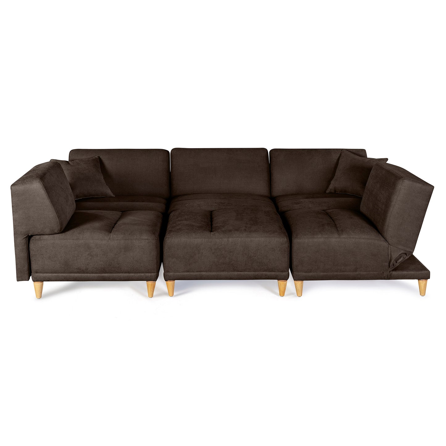Sala modular Avalon de 6 modulos Color Chocolate