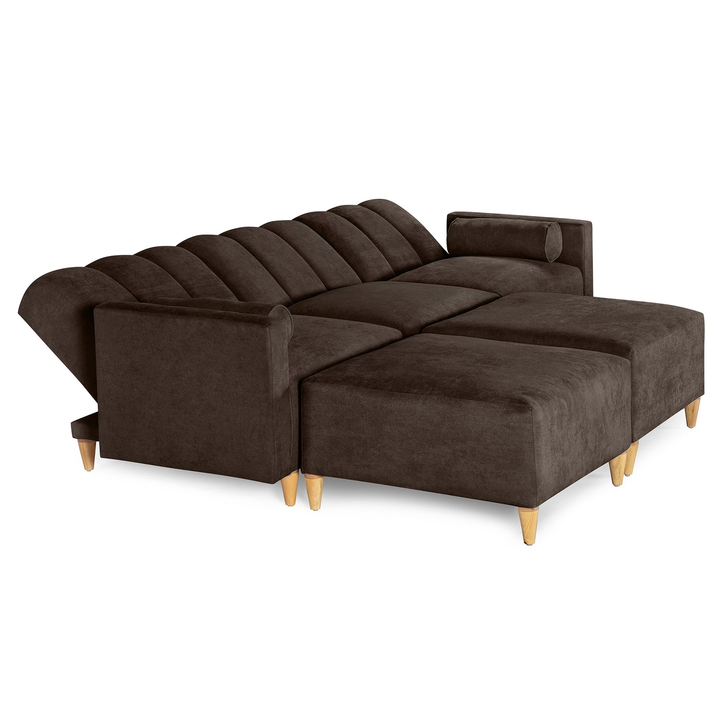 Sala Modular Kieran de 5 modulos Color Chocolate
