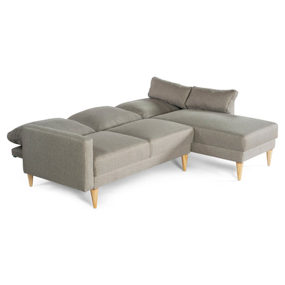 Sala Modular Chica Kissa Color Gris Claro