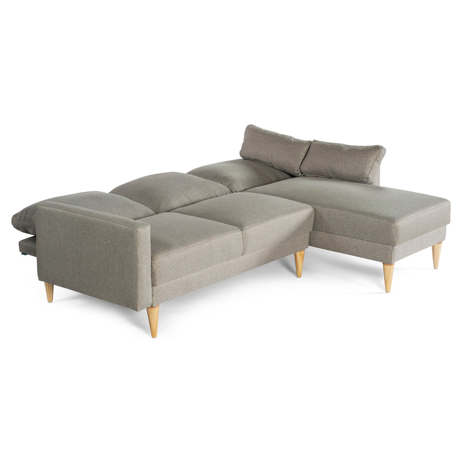 Sala Modular Chica Kissa Color Gris Claro