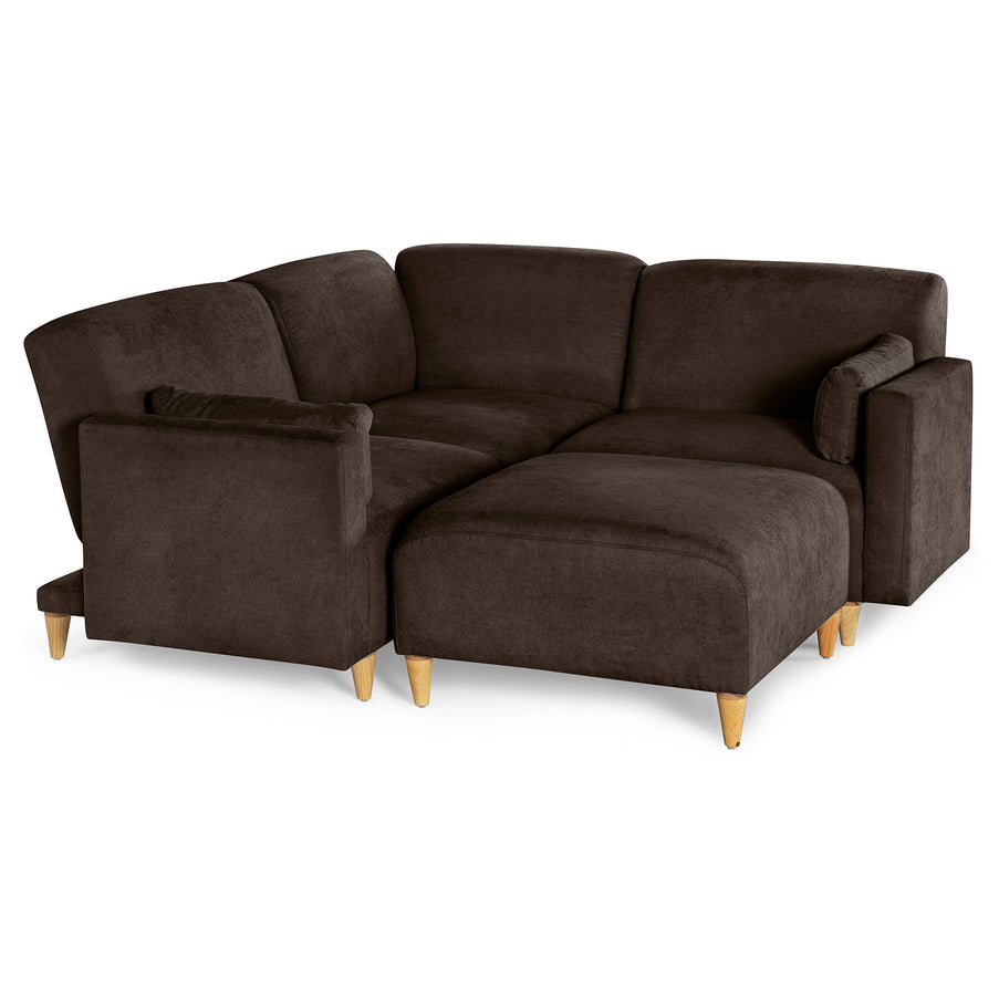 Sala Modular de 4 modulos Zavian Color Chocolate