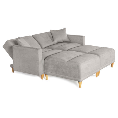 Sala modular Avalon de 4 modulos Color Grey