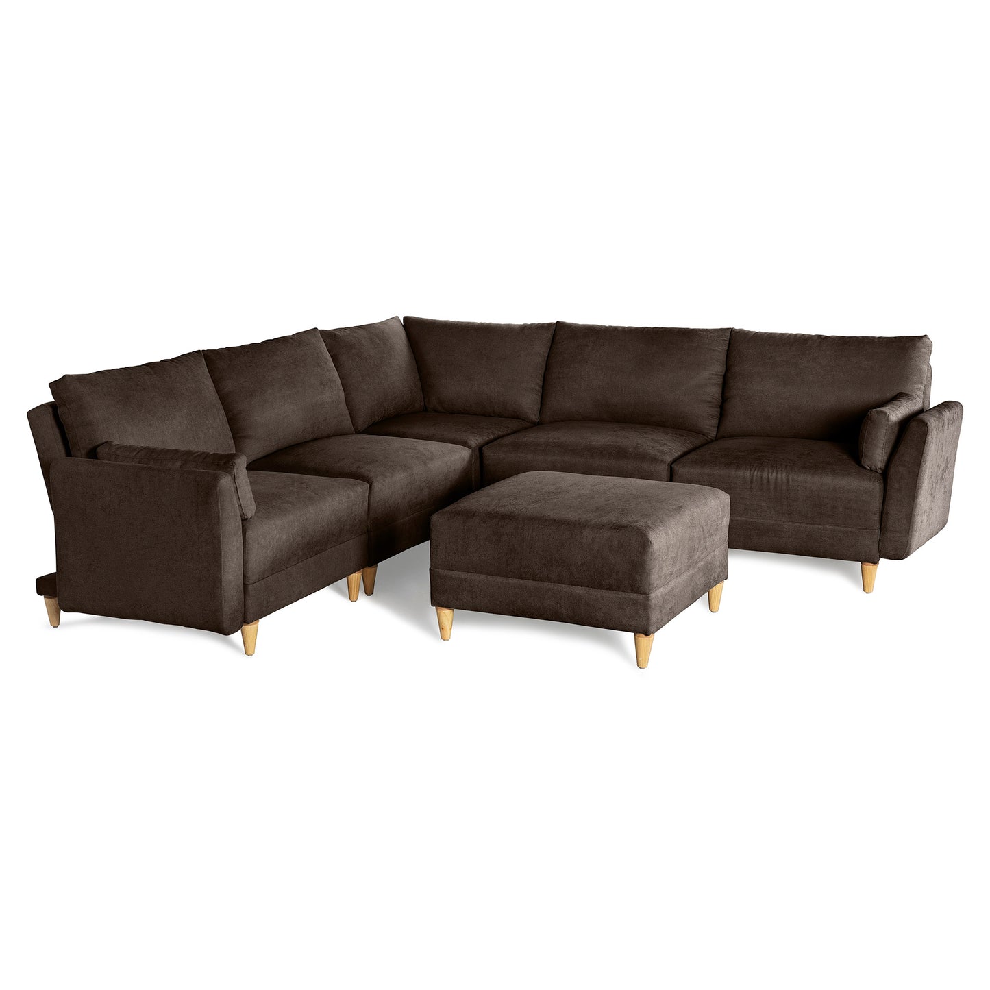 Sala modular Everyn de 6 modulos Color Chocolate