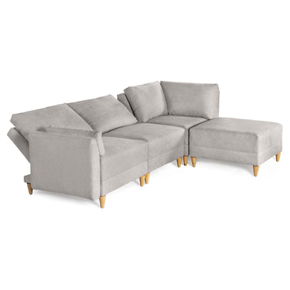 Sala modular Everyn 4 modulos Color Grey