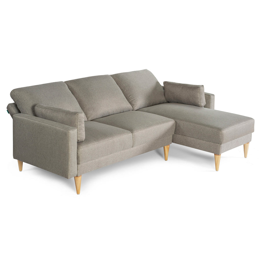 Sala Modular Chica Kissa Color Gris Claro