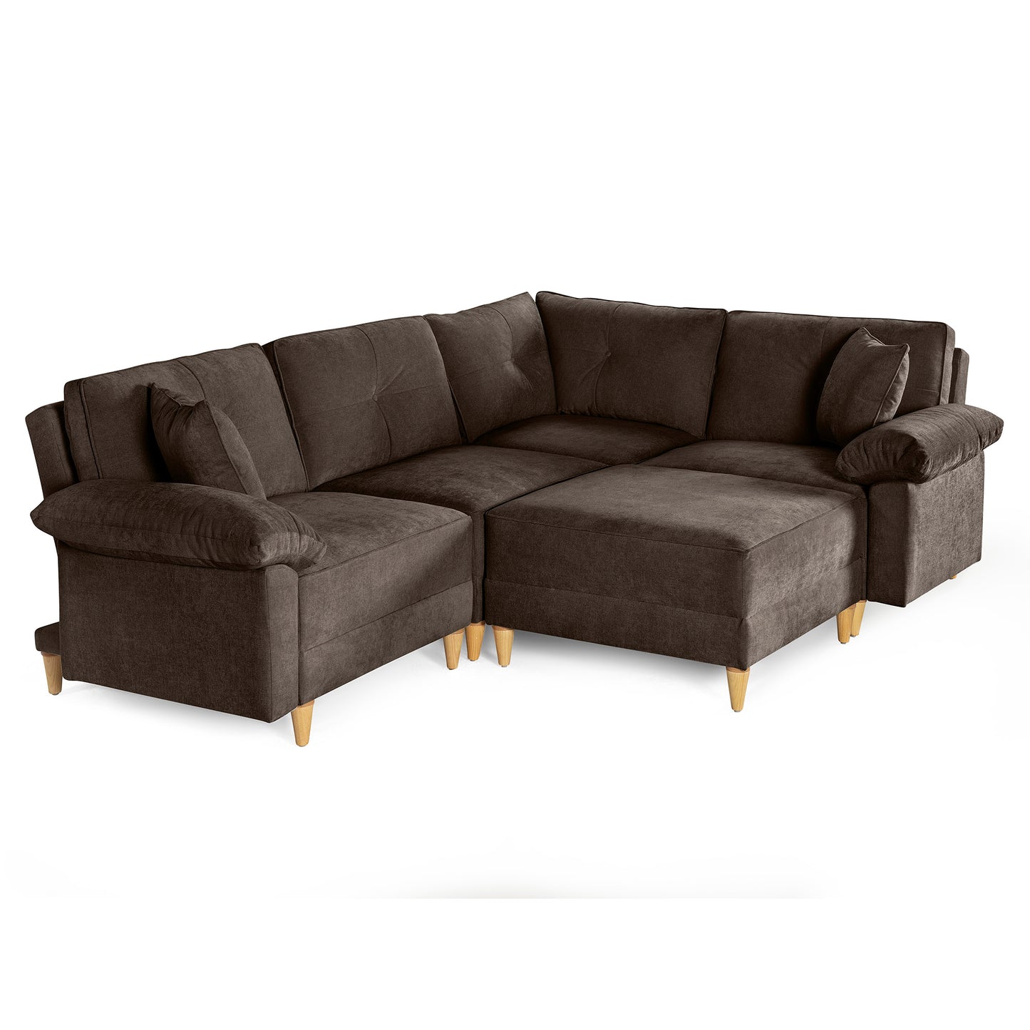Sala Modular Maristella de 5 modulos Color Chocolate