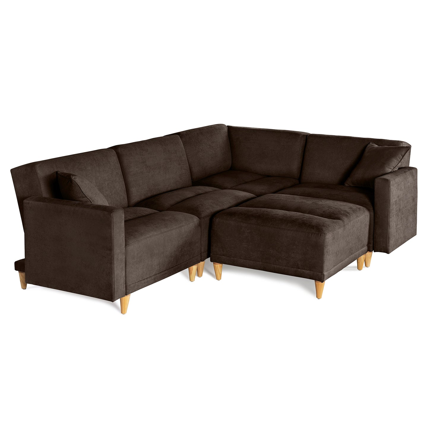 Sala modular Avalon de 5 modulos Color Chocolate
