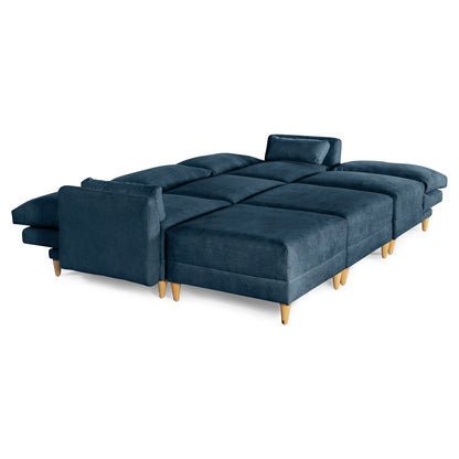 Sala modular Everyn de 6 modulos Color azul