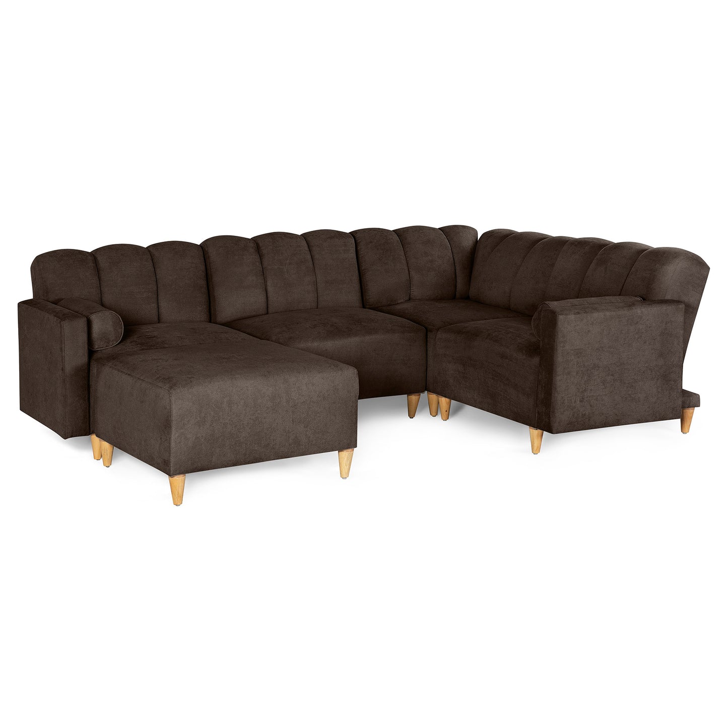 Sala Modular Kieran de 5 modulos Color Chocolate