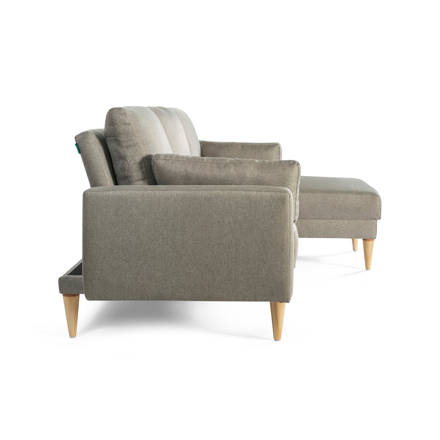 Sala Modular Chica Kissa Color Gris Claro