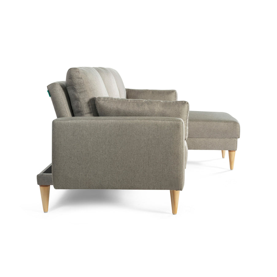 Sala Modular Chica Kissa Color Gris Claro