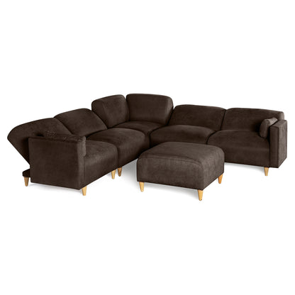 Sala Modular de 6 modulos Zavian Color Chocolate