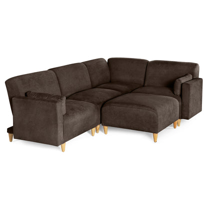 Sala Modular de 5 modulos Zavian Color Chocolate