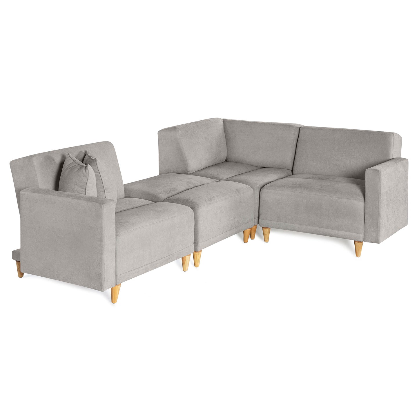 Sala modular Avalon de 4 modulos Color Grey