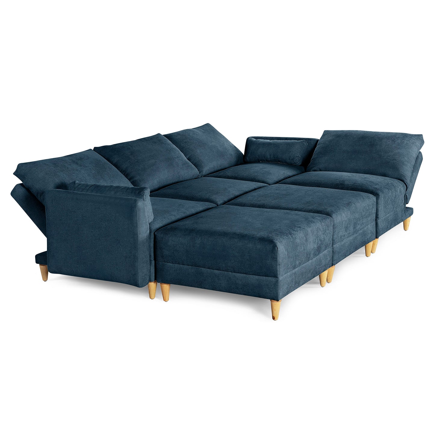 Sala modular Everyn de 6 modulos Color azul