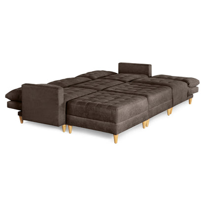 Sala Modular Godric de 6 modulos Color Chocolate