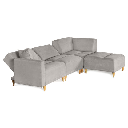 Sala modular Avalon de 4 modulos Color Grey