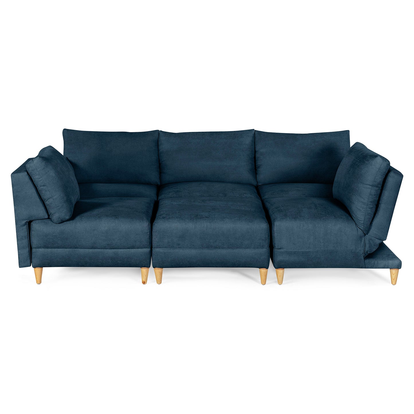 Sala modular Everyn de 6 modulos Color azul