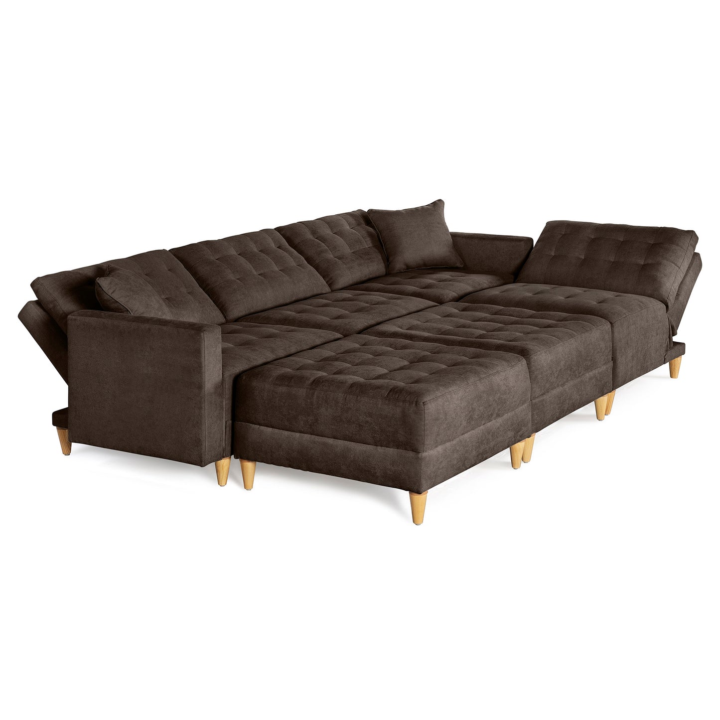 Sala Modular Godric de 6 modulos Color Chocolate