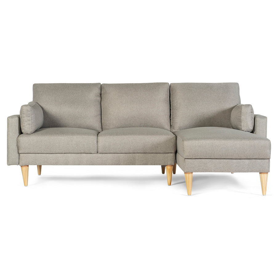 Sala Modular Chica Kissa Color Gris Claro