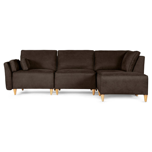 Sala modular Morelli de 4 modulos Color Chocolate
