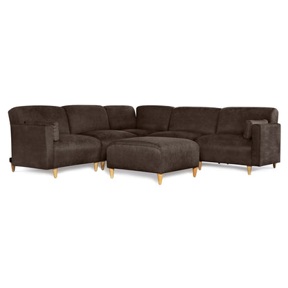 Sala Modular de 6 modulos Zavian Color Chocolate