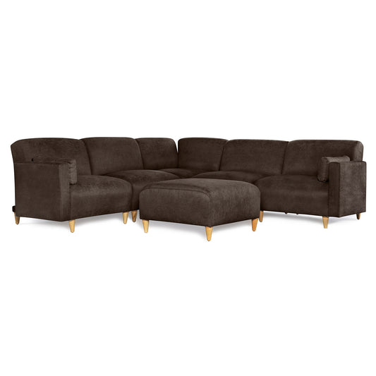 Sala Modular de 6 modulos Zavian Color Chocolate