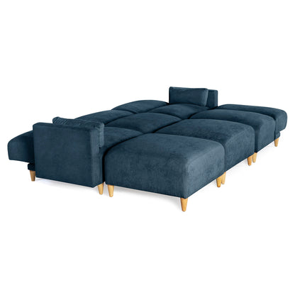 Sala Modular de 6 modulos Zavian Color Azul