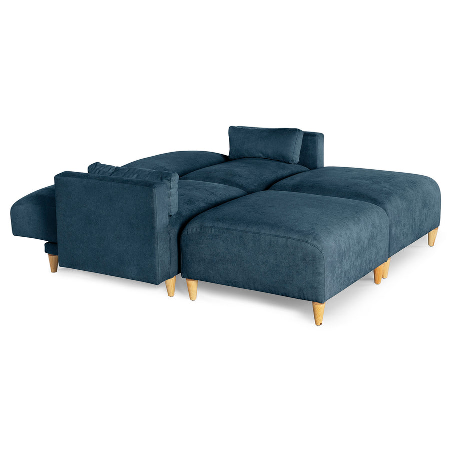 Sala Modular de 4 modulos Zavian Color Azul