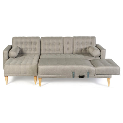 Sala Modular Doble Chaise Brandon Gris