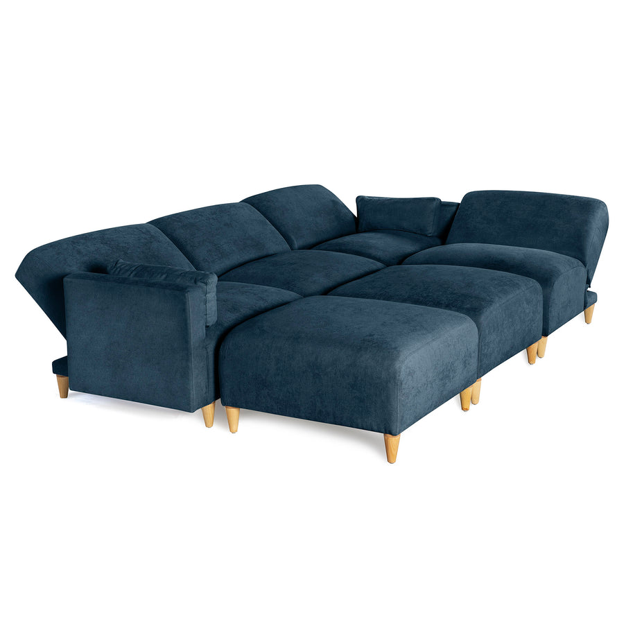 Sala Modular de 6 modulos Zavian Color Azul