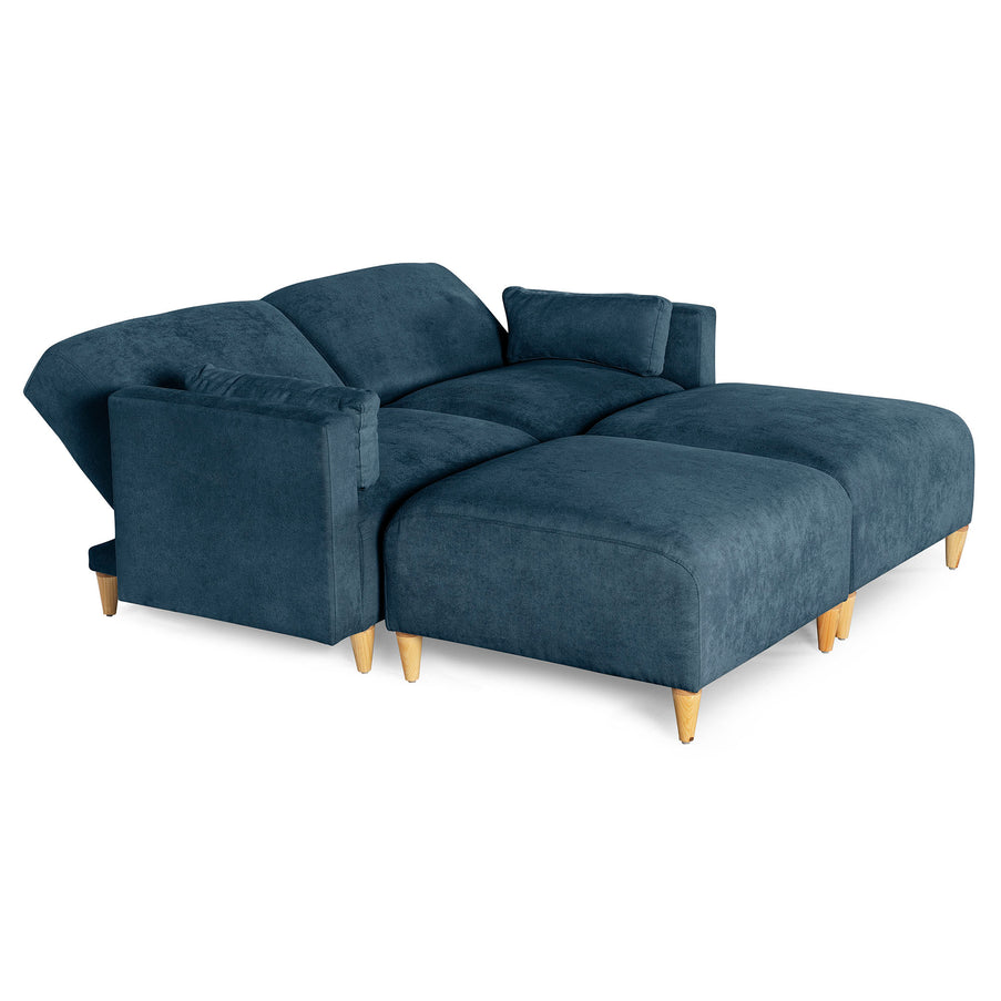 Sala Modular de 4 modulos Zavian Color Azul