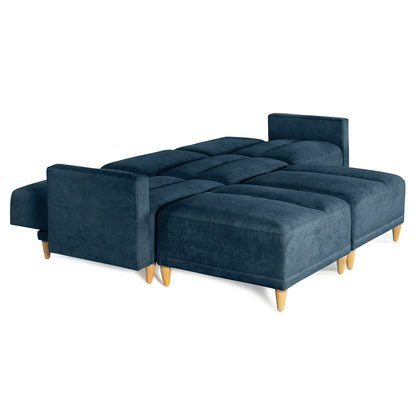 Sala modular Avalon de 5 modulos  Color Azul