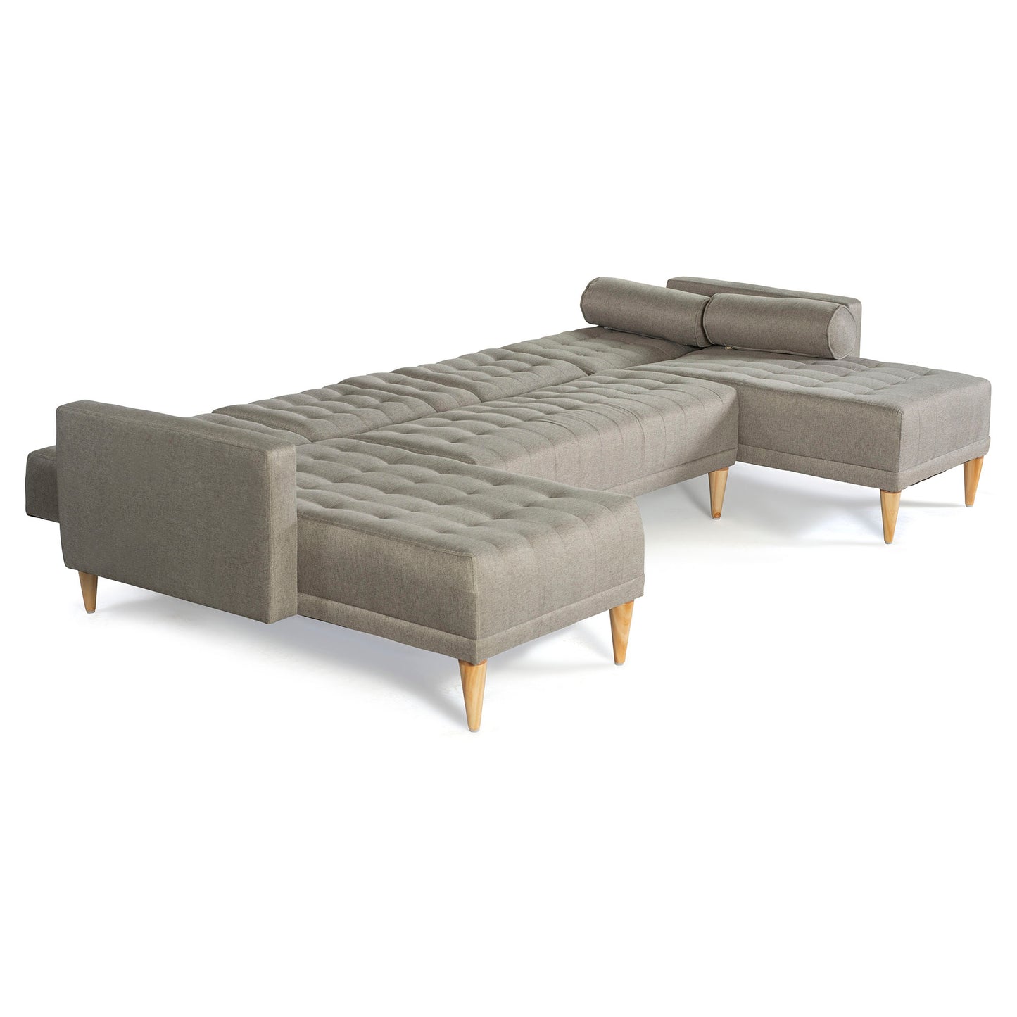 Sala Modular Doble Chaise Brandon Gris