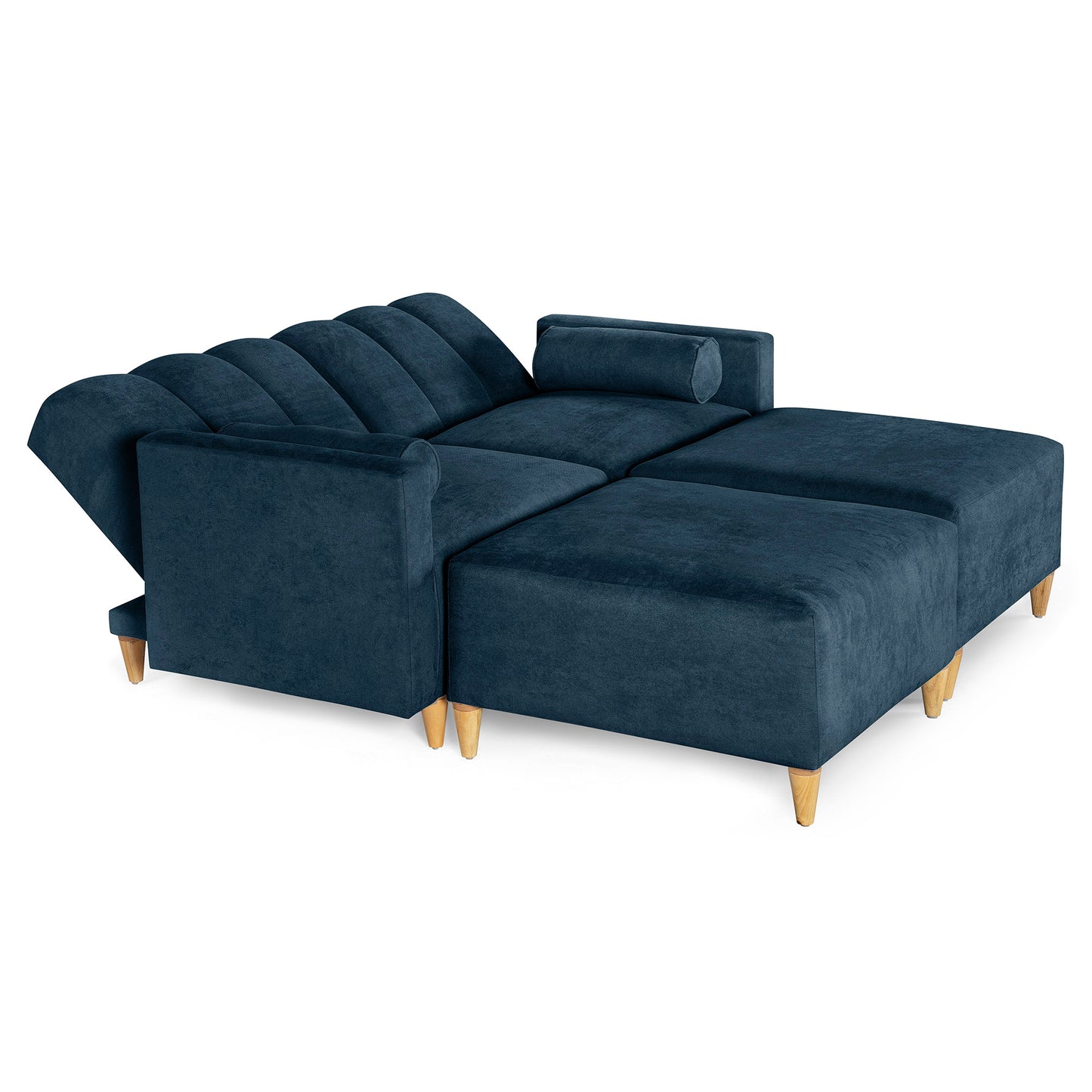 Sala Modular Kieran de 4 modulos Color Azul