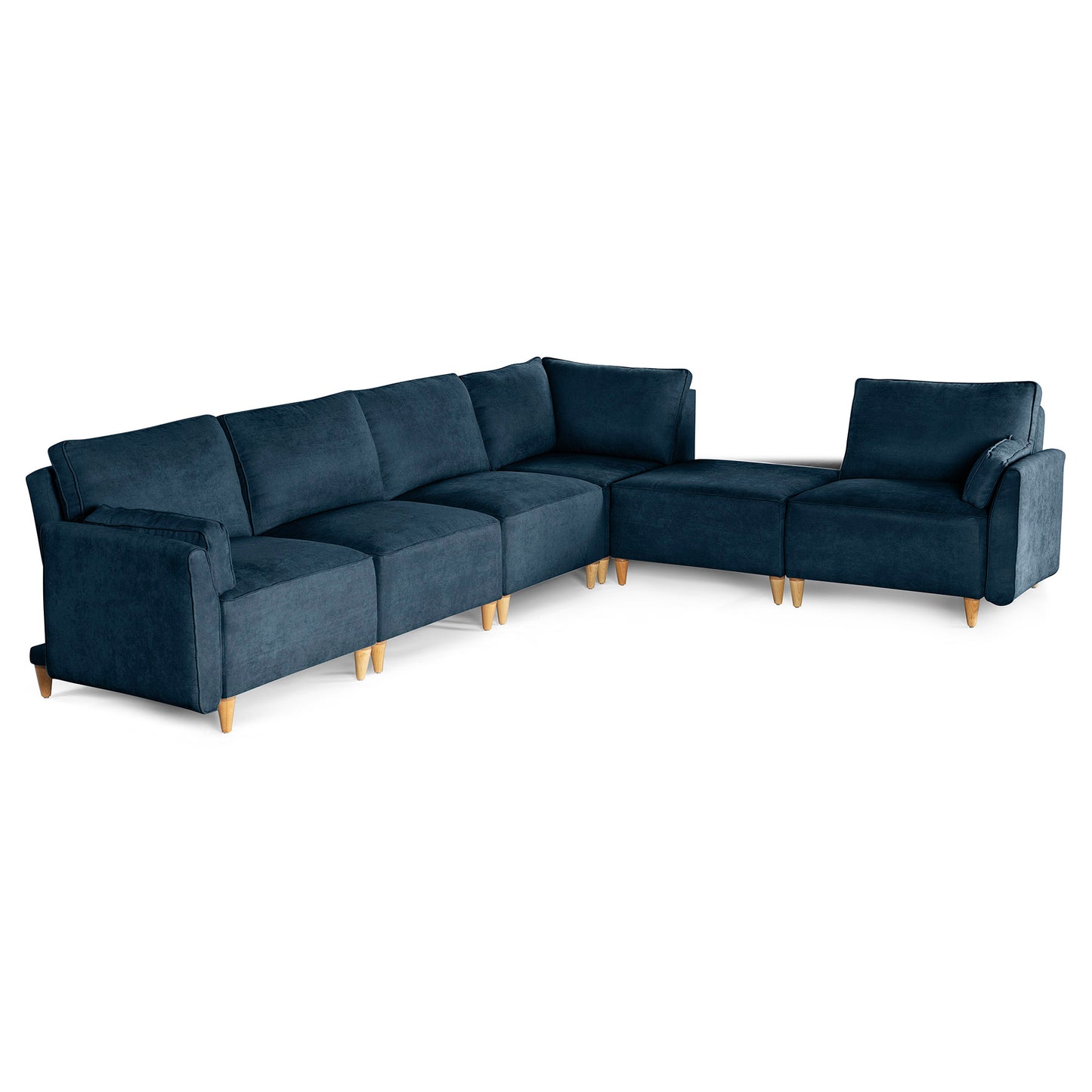 Sala modular Morelli de 6 modulos Color Azul