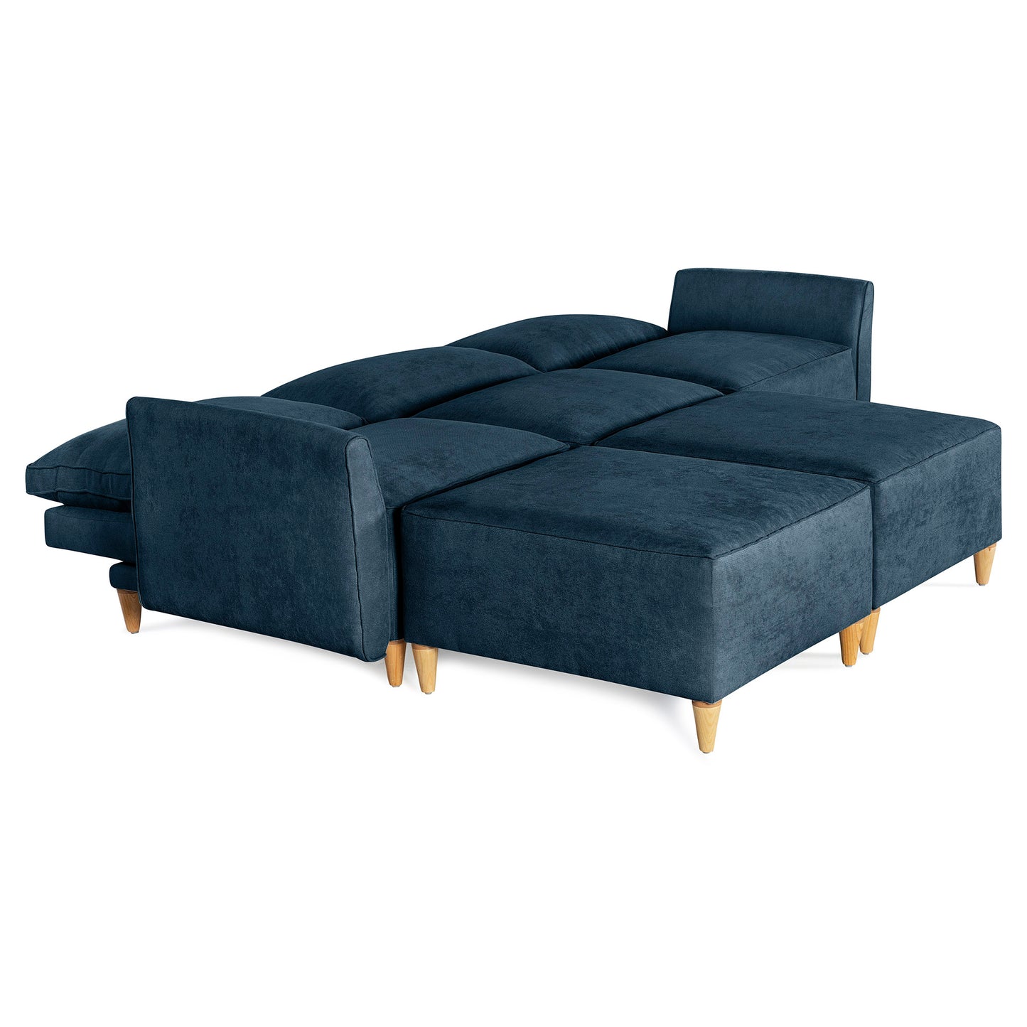 Sala modular Morelli de 5 modulos Color Azul